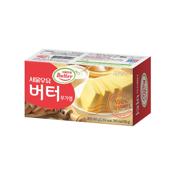 [LYVLY] 서울우유 국산버터 100% 450g