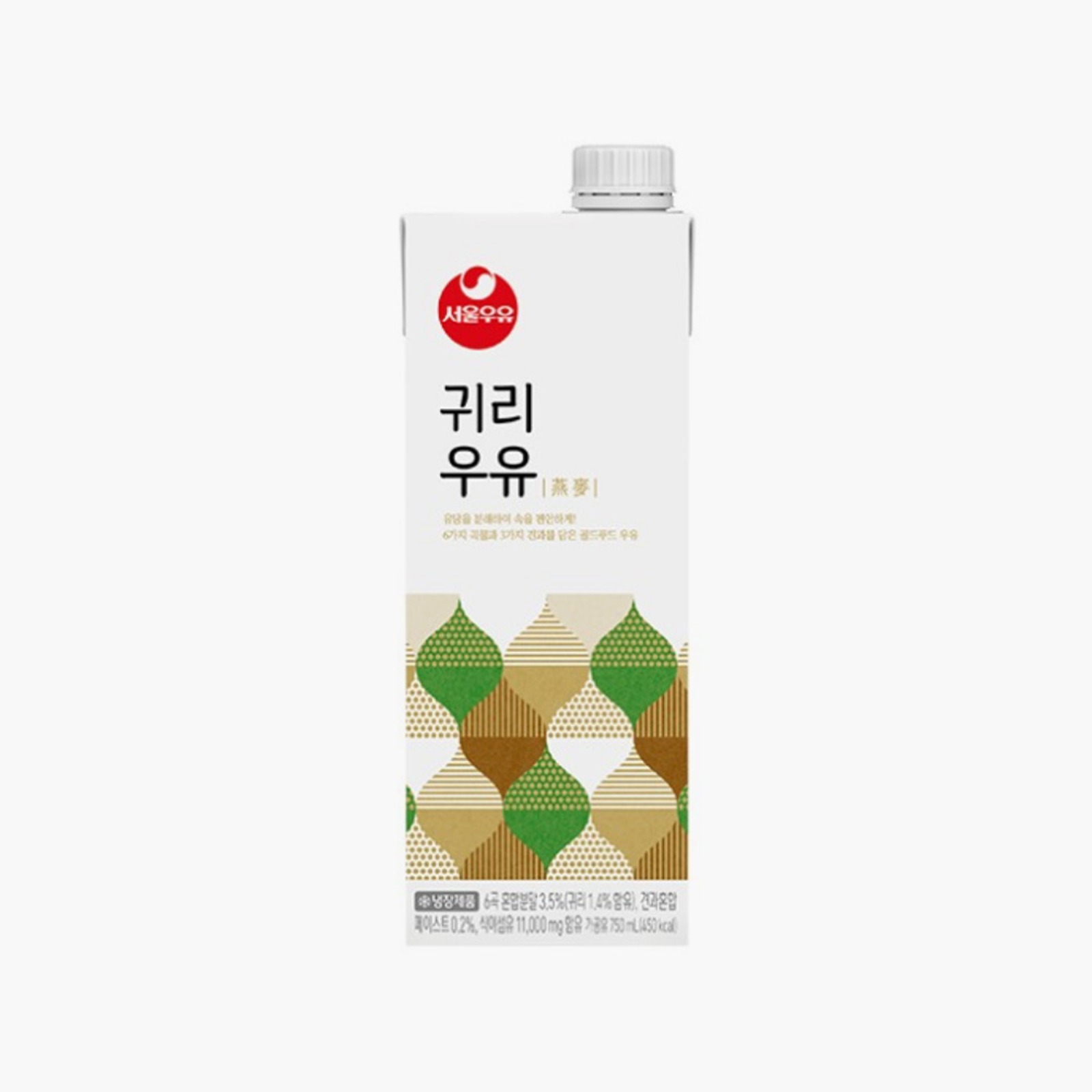 [농협 라이블리] 서울우유 귀리 우유 750ml